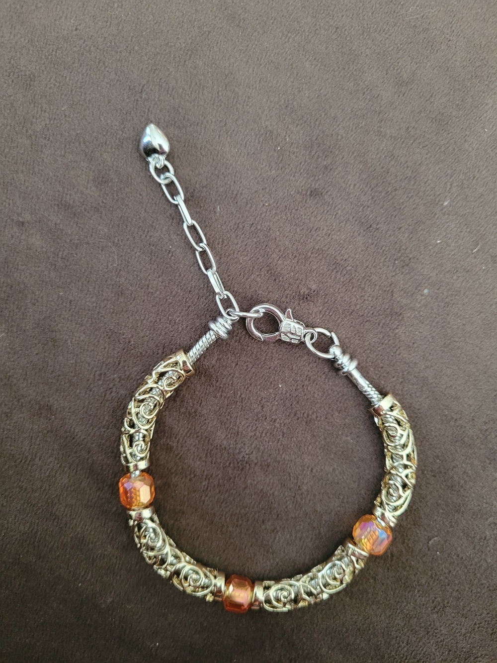 Charm Bracelet Add A Bead Gold Silver Snake Chain "It's Pat" Unisex Gift Idea!